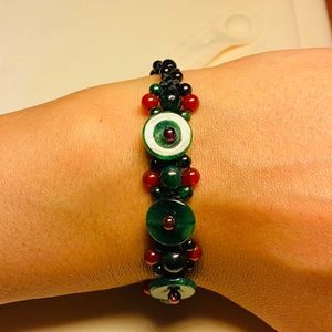 Hand made jade bracelet